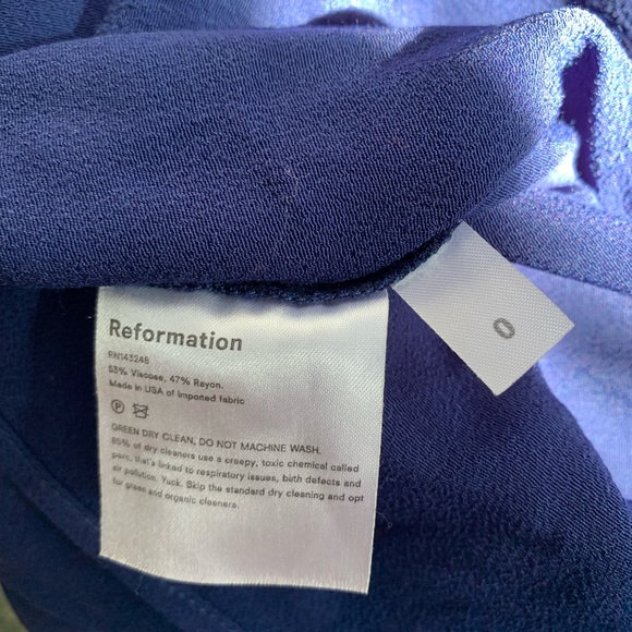 Reformation Christina Dress - Blue - Picture 7 of 10